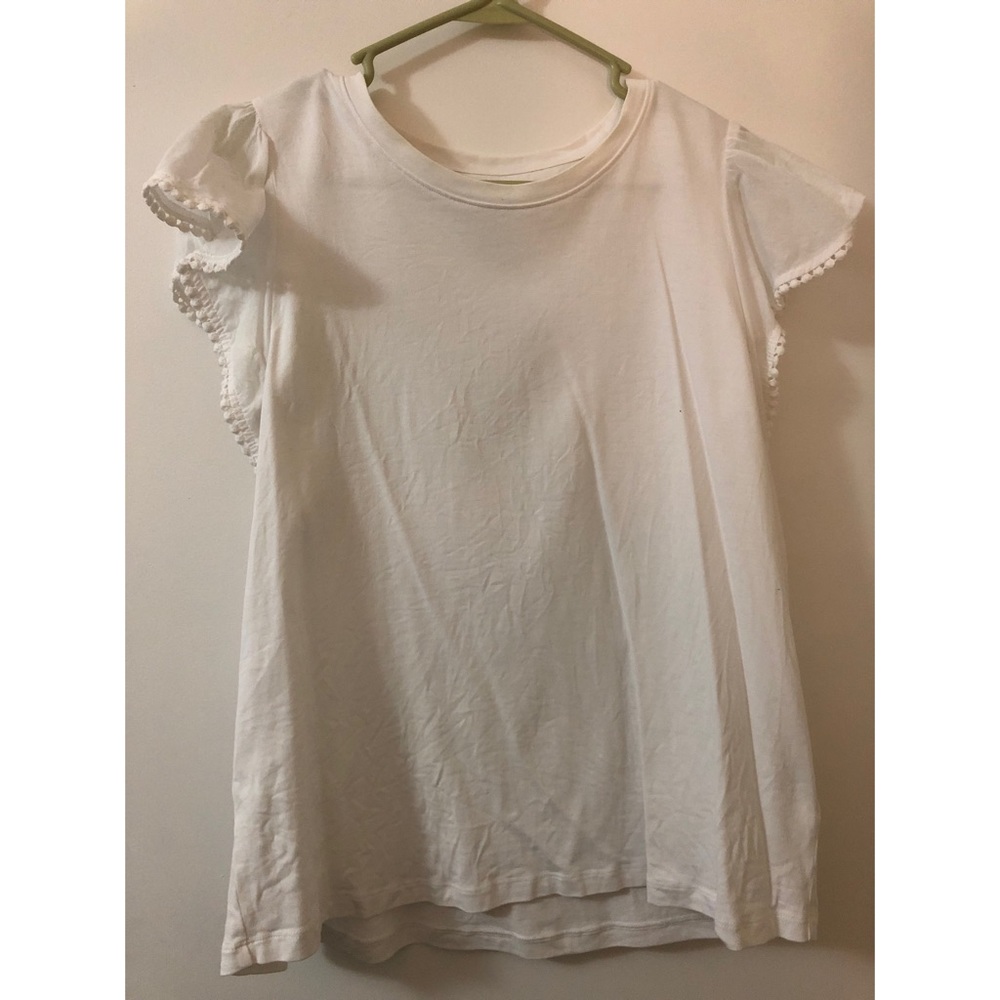 kate spade flutter sleeve top